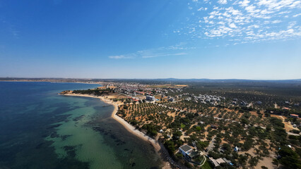 Geyikli district, one of the most popular holiday resorts of Çanakkale,