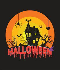 Halloween t-shirt design