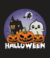 Halloween t-shirt design