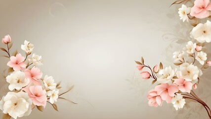 "Imagine a soft, ethereal design background with a blank canvas just waiting for your creative touch. The gentle curves and delicate details will inspire you to create something truly beautiful."