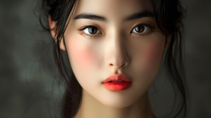 Fototapeta premium A Beautiful Asian models