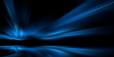 Abstract clean blue burst light lines modern background
