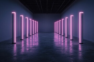 Artistic installations that delve into the nature of gases in neon artworks, illuminating environments with their captivating glow and creating a mesmerizing atmosphere.