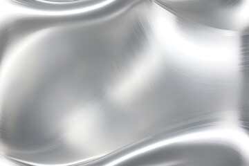 A shiny silver background with smooth lines