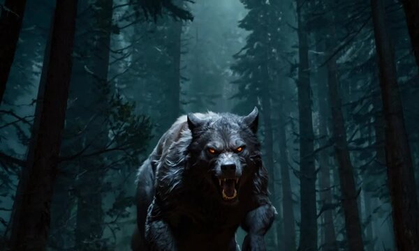 werewolf in the forest