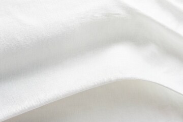 Fototapeta premium A detailed shot of a white fabric with texture and weave visible