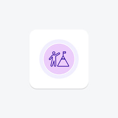 Ambition circle icon , vector, pixel perfect, illustrator file