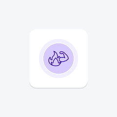 Heart Rate icon, rate, pulse, bpm, monitor line icon, editable vector icon, pixel perfect, illustrator ai file