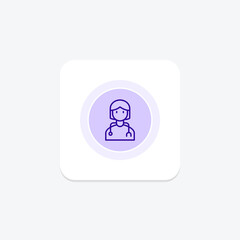 Medical Professionals circle icon , vector, pixel perfect, illustrator file