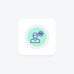 Self Control circle icon , vector, pixel perfect, illustrator file