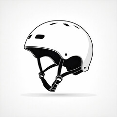 Bike safety helmet icon