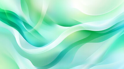 Obraz premium Light blue and green vector blurred background featuring a colorful, abstract gradient. An elegant background suitable for a brand book.