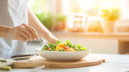 Naklejka premium A heartwarming scene of a diverse group of people sharing a meal at a communal table, featuring dishes from different cultures, emphasizing the beauty of culinary diversity and tog