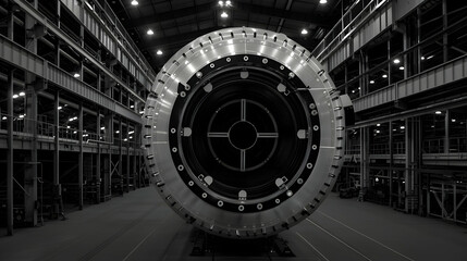 Black And White Photo Large Object