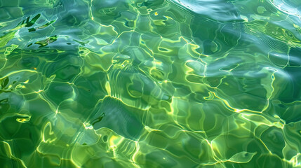 Abstract background with transparent water surface