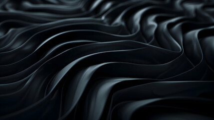 Obraz premium Black Background With Wavy Lines Styl