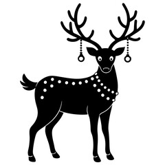deer silhouette vector