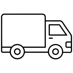 truck isolated on white