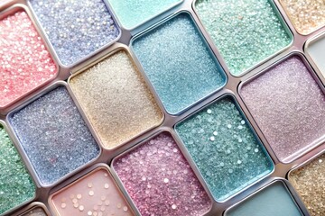 Fototapeta premium Soft misty hues of pastel colors dance across the surface, shimmering in the light with delicate subtlety and gentle nuance.
