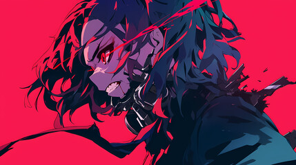 Futuristic Anime Mech Robot Character in Tech Inspired Manga Wallpaper