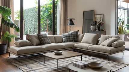 Minimalist Living Room with Modern Elegance