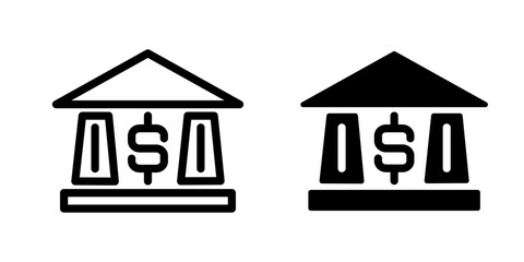 Bank icon template