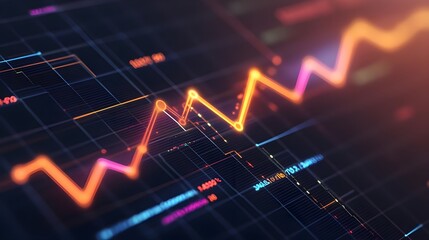 Stock Market Growth, Data Analysis, Chart, Financial