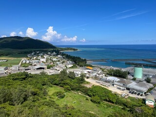 view of the sea from the sea okinawa iheya Island torazuiwa