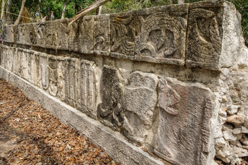 Chichen Itza archaeological complex in Yucatan Peninsula, Mexico. large pre-Columbian city