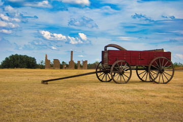Fort Griffin ruins in west Texas