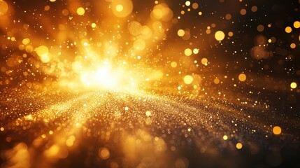 A bright yellow background with a lot of sparkles