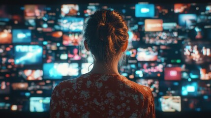 Fototapeta premium High-Tech Surveillance in Cybersecurity