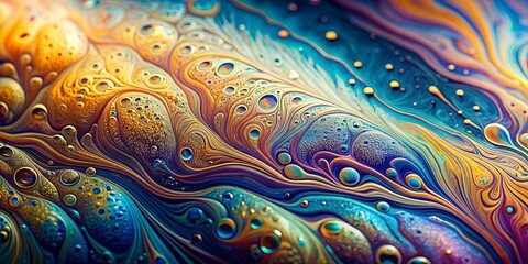 Metallic soap film micrography abstract texture, metallic, soap film, micrography, abstract, texture, colors, rainbow