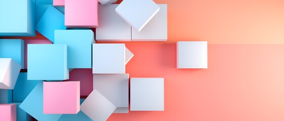 3D Geometric Background with Structural Symmetry  