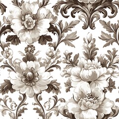 Baroque Floral Pattern.
