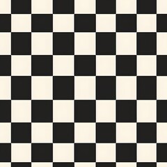 Black and White Checkerboard Pattern.