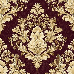 Fototapeta premium Ornate Baroque Floral Pattern.