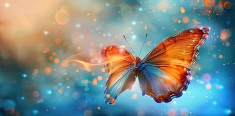 Vibrant Butterfly Wings. Nature-inspired concept