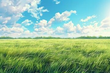 Obraz premium Serene Meadow. Beautiful natural landscape