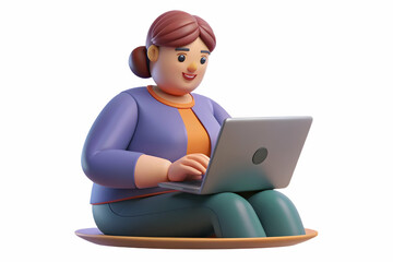 Vector illustration of a joyful plus-size model at a music festival, perfect for entertainment and lifestyle campaigns.