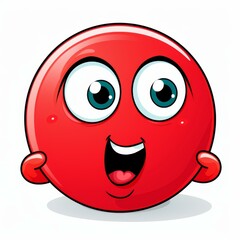 Fototapeta premium Bright, fun design for kids Enjoy hours of coloring with this charming singleobject illustration on a clean white background.