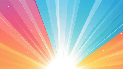 Obraz premium Vibrant vector art highlights sunny textures, embodying the lively spirit of summer in a playful and bright design.