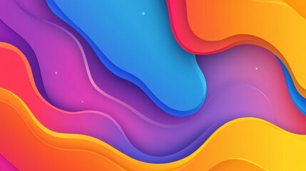 Fototapeta premium Explore a vibrant color gradient vector that adds playful textures and a modern flair to your creative projects.