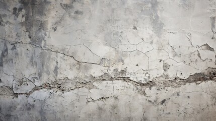 Fototapeta premium Detailed image of rough, textured concrete wall with cracks