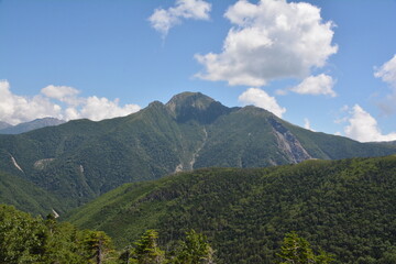 Fototapeta premium 塩見岳山頂