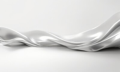 Obraz premium white wave liquid on background