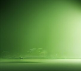 Fototapeta premium green background with smoke coming out it