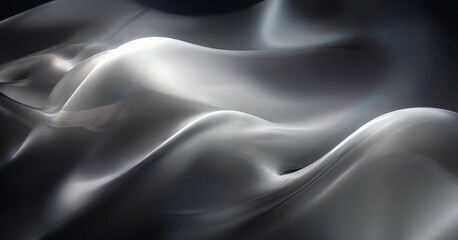 Obraz premium black and white abstract background with smooth, smooth