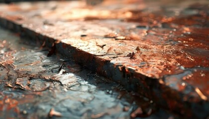 close up piece metal