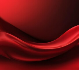 Obraz premium red silk fabric background